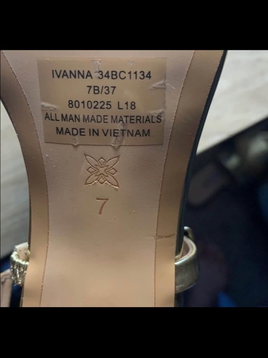 BCBGeneration Gold Strappy High Heel Sandals